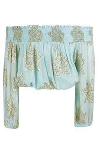 Ibz Mode - Women's Glimmer Off Shoulder Top