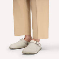 BIRKENSTOCK Women's Lutry Premium Suede Clog in oyster - women's shoe - view 4