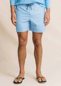 Southern Tide - Men's Ocean Echo Maritime Swim Trunk
