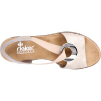 RIEKER Women's Fanni Slingback Sandals in beige - women's sandal - detail view