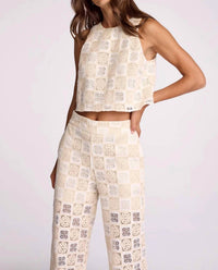 Sundays - Crochet Bowie Top