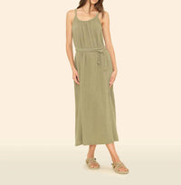 XIRENA Women's Braiden Dress in dark seagrass - women's dress - alternate view