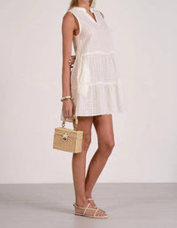 Elan - Solstice Eyelet Shift Dress