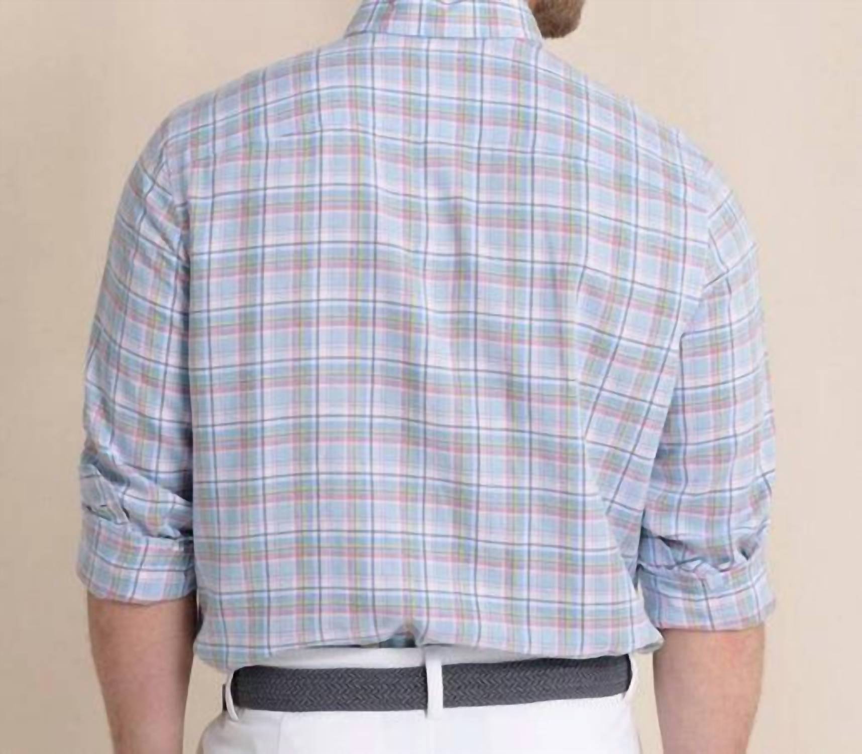 Southern Tide - Emerald Shores Plaid Headland Long Sleeve Sport Shirt