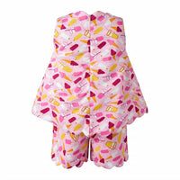 Rachel Riley - Girls Ice Cream Scalloped Short Set