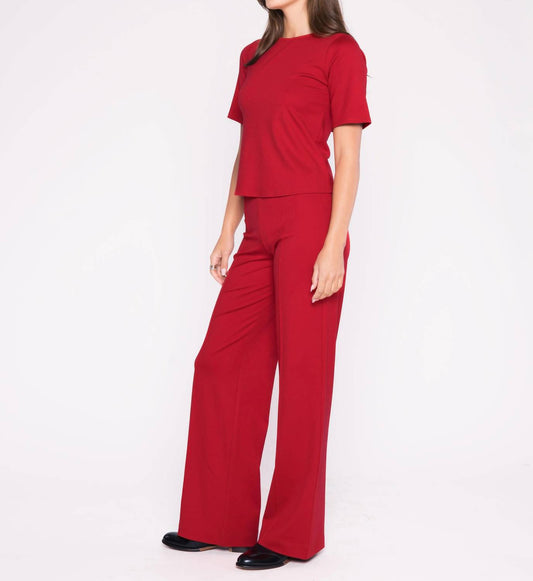 Ripley Rader - PONTE KNIT WIDE LEG PANT