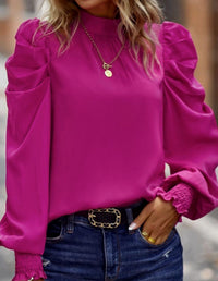 Lily Clothing - Crewneck Puff Sleeve Top