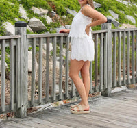 Needii - Embroidered Drawstring Shorts