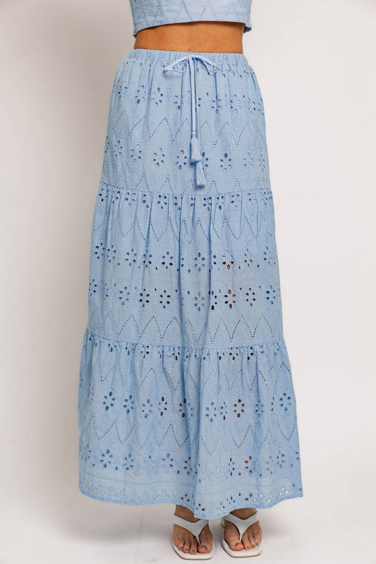 Le Lis - Enchanting Eyelet Skirt