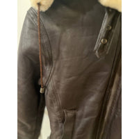 Fan Jackets - Women's Genuine Leather Shearling Jacket
