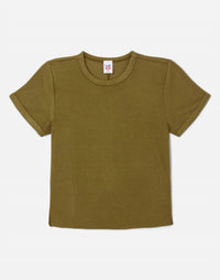 Re/Done - Women's Hanes 90s Ribbed Cap Sleeve Tee