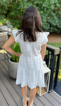 Voy - Swiss Dot Tiered Dress