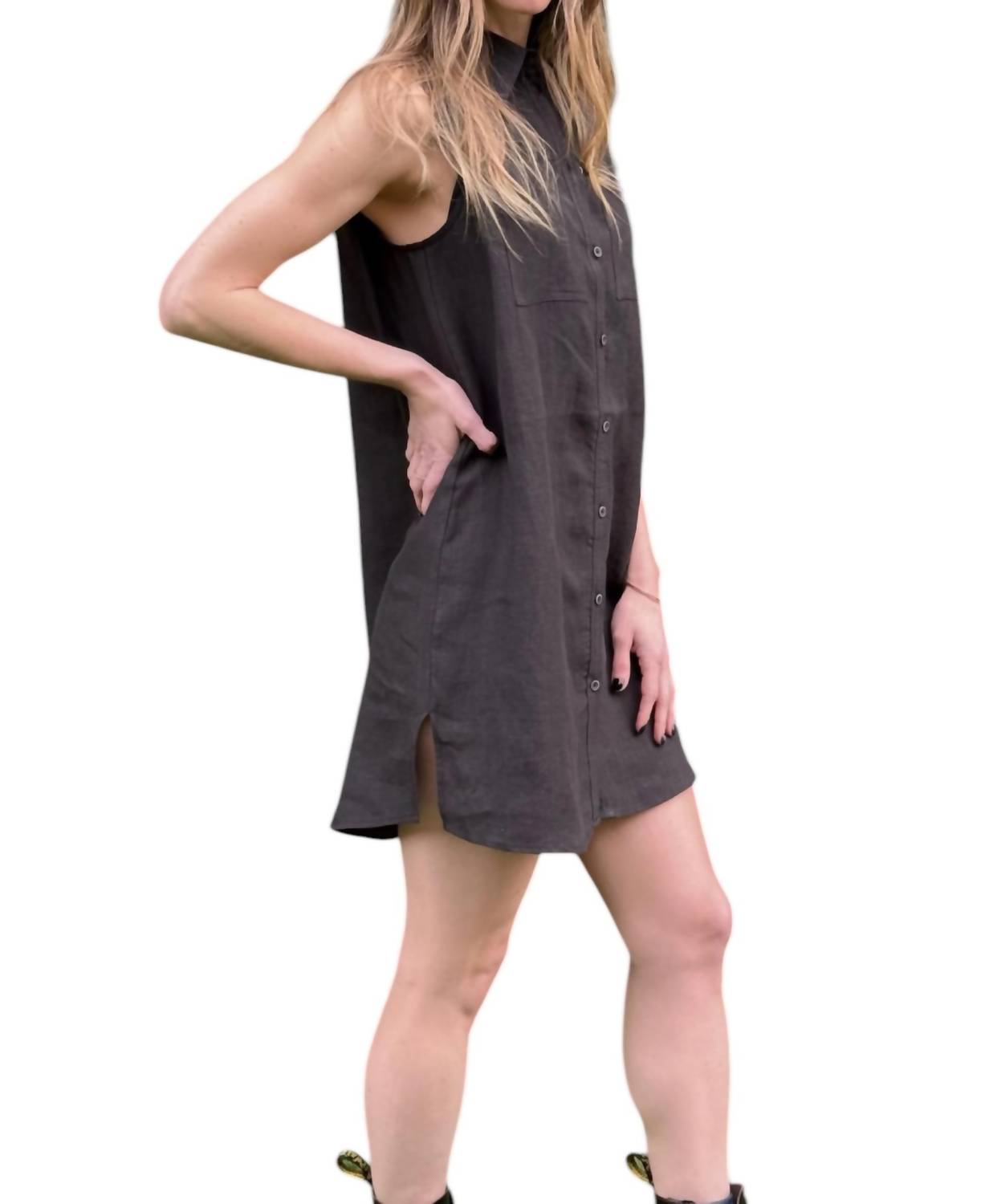 Oat New York - Sleeveless Shirt Dress