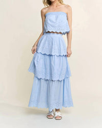 Hersy - Women's Bluebell Eyelet Set