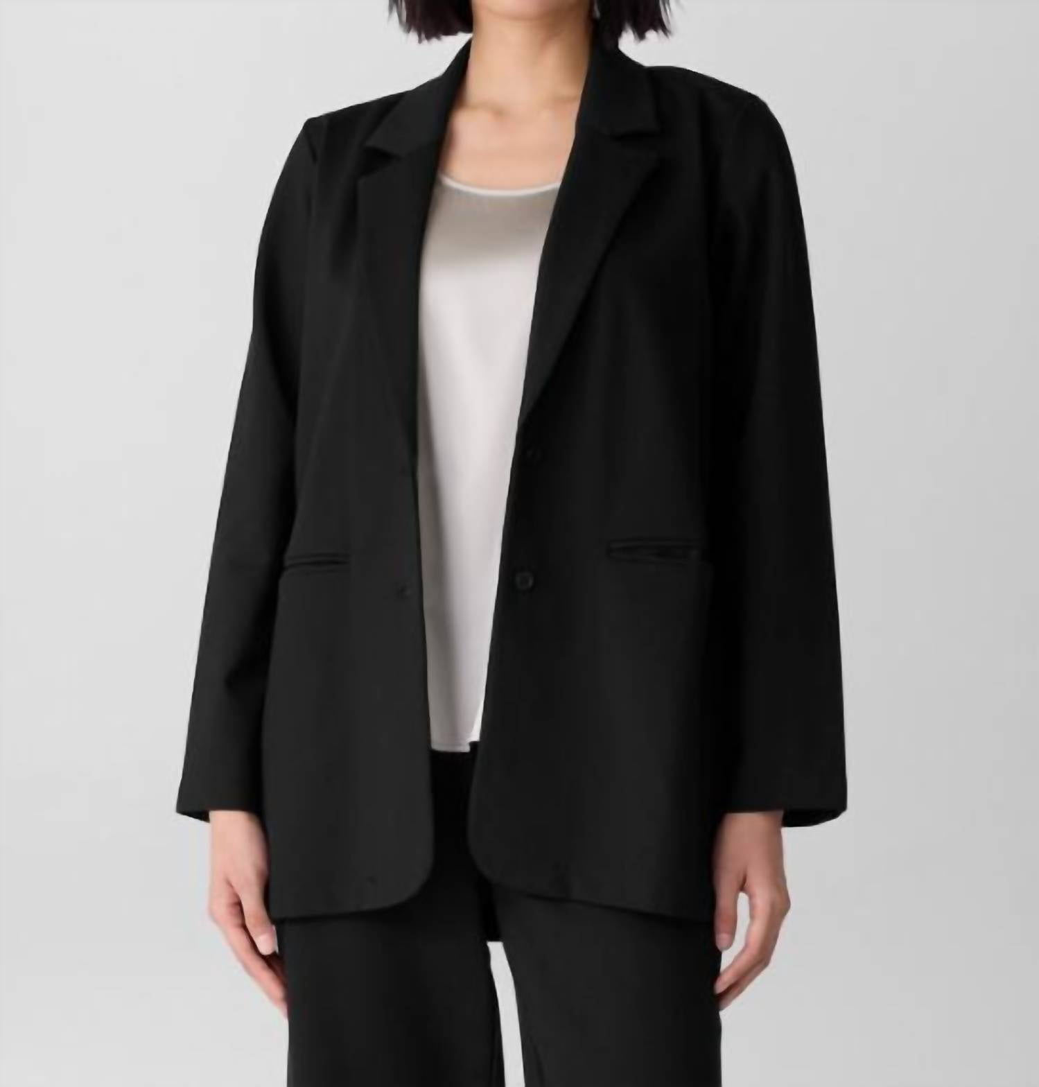 Eileen Fisher - Flex-Ponte Long Blazer