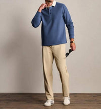 Rhone - Dreamstate Long Sleeve Rugby Polo
