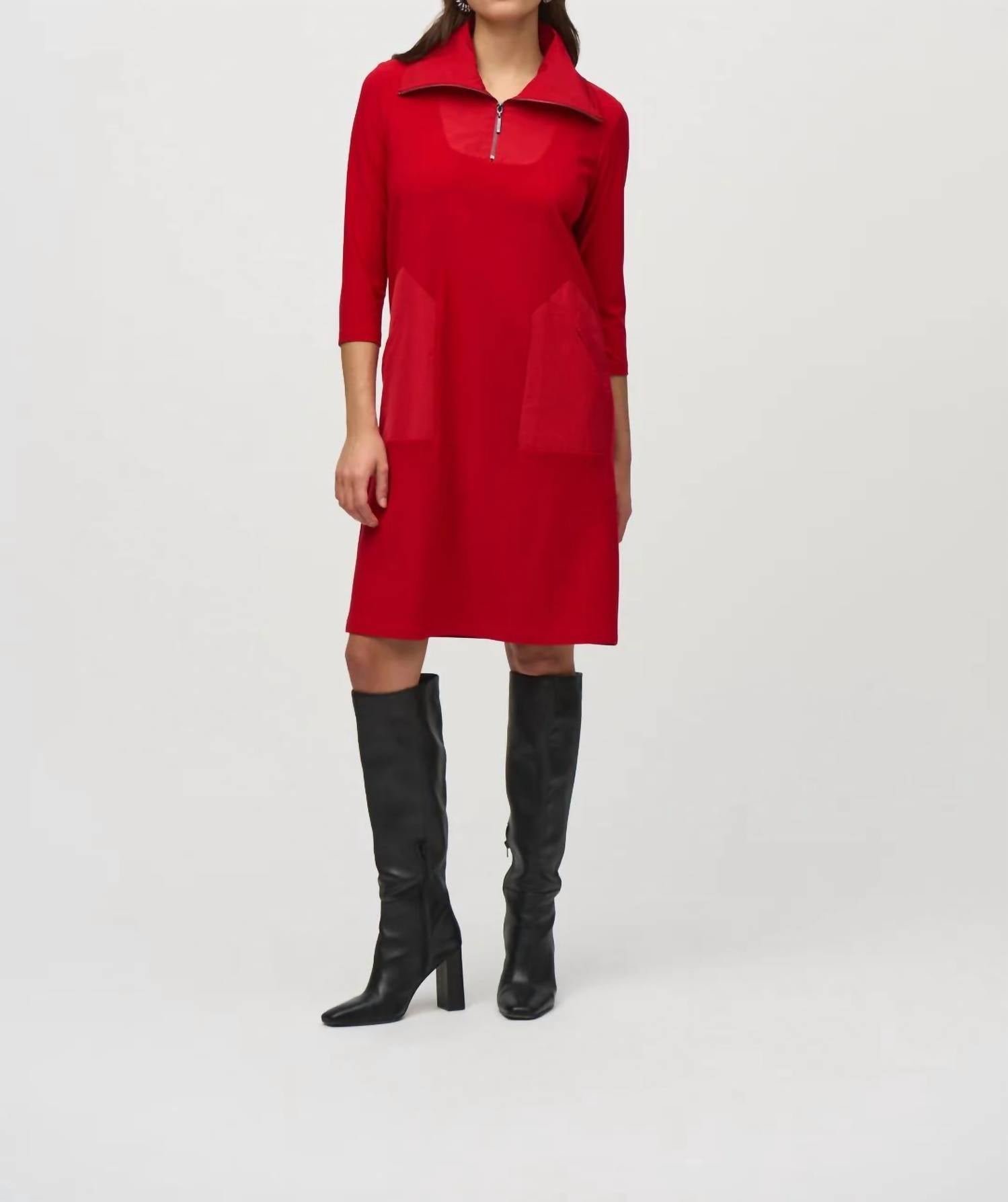Joseph Ribkoff - Silky Knit And Memory Straight Dress