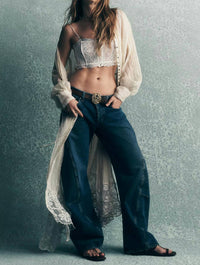 Free People - Fable Twisted Seam Low-rise Jeans