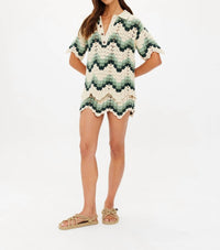The Upside - Tidal Sagra Crochet Shirt