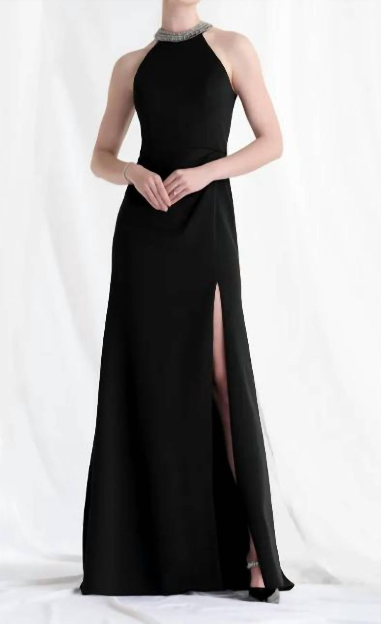 MGNY Evening Dress in black - women's dress