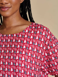 Stewart Simmons - Bama GameDay Twill A-Line Dress