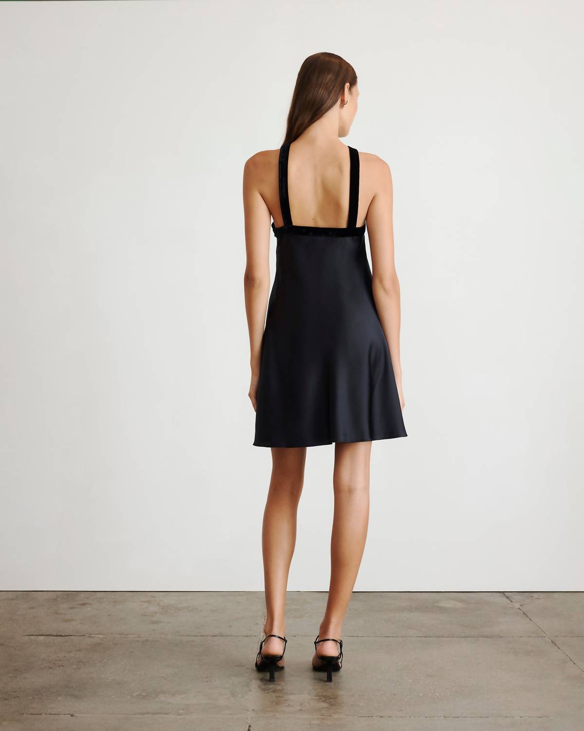 TANYA TAYLOR Elfreda Dress in black - women's dress - alternate view