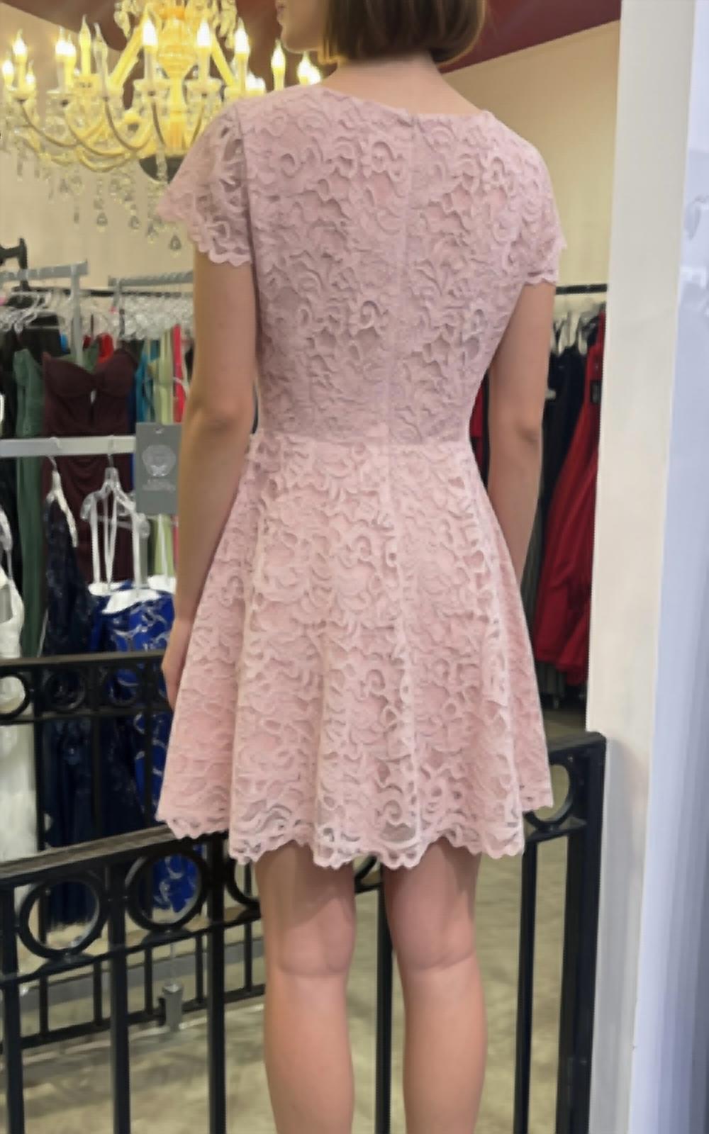 Vince Camuto - Lace Fit and Flare Cap Sleeve Dress