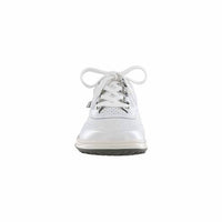 SAS Women's Sporty Lux Lace Up Sneaker in white perf - women's sneaker - alternate view