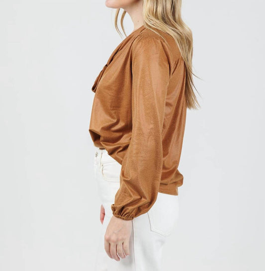 Lola & Sophie - Ellie Vegan Shagreen Top