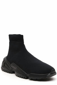 Salvatore Ferragamo - Men's Logo Embossed Sock Sneakers