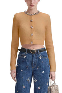Self-Portrait - Embellished Trim Cardigan