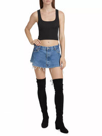 Eb Denim - Angeli Upcycled Denim Mini Skirt