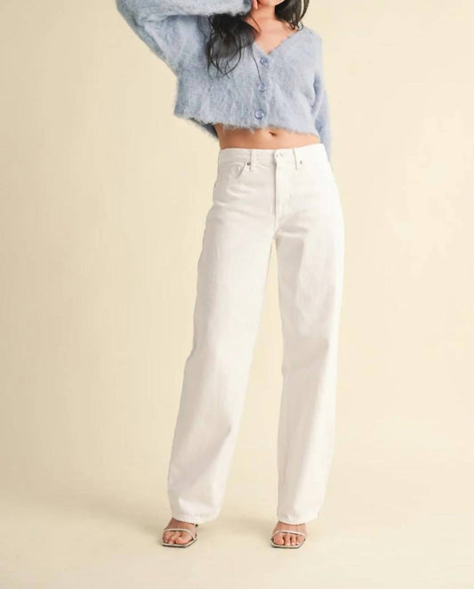 Just Black Denim - Relaxed Straight Denim Jeans