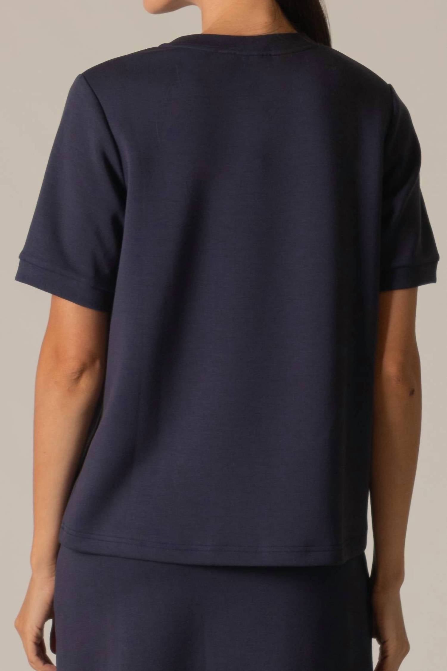 P.Cill - Modal Round Neck Short Sleeve Tee