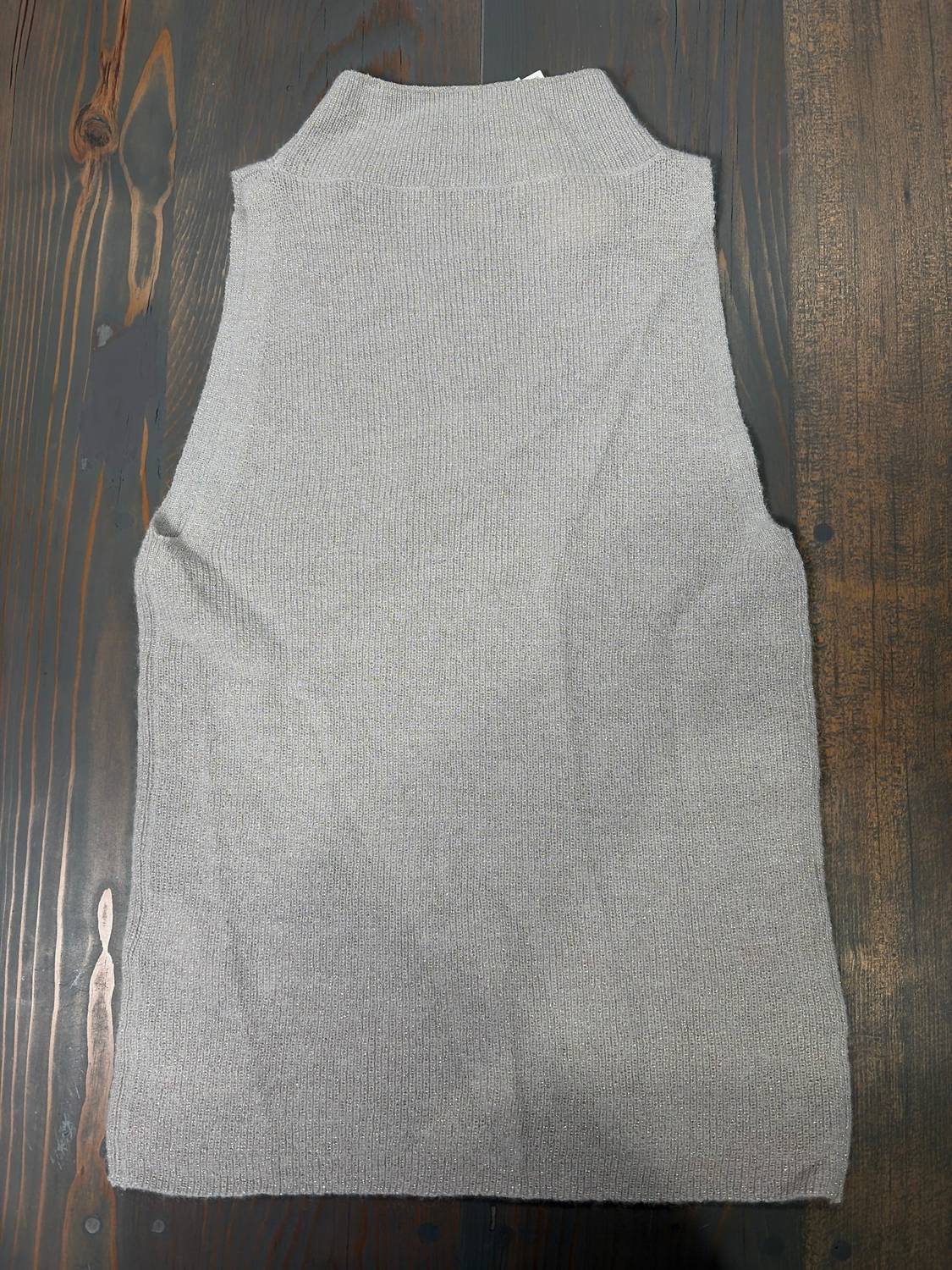 Vince - Women's Metallic Mock Neck Top