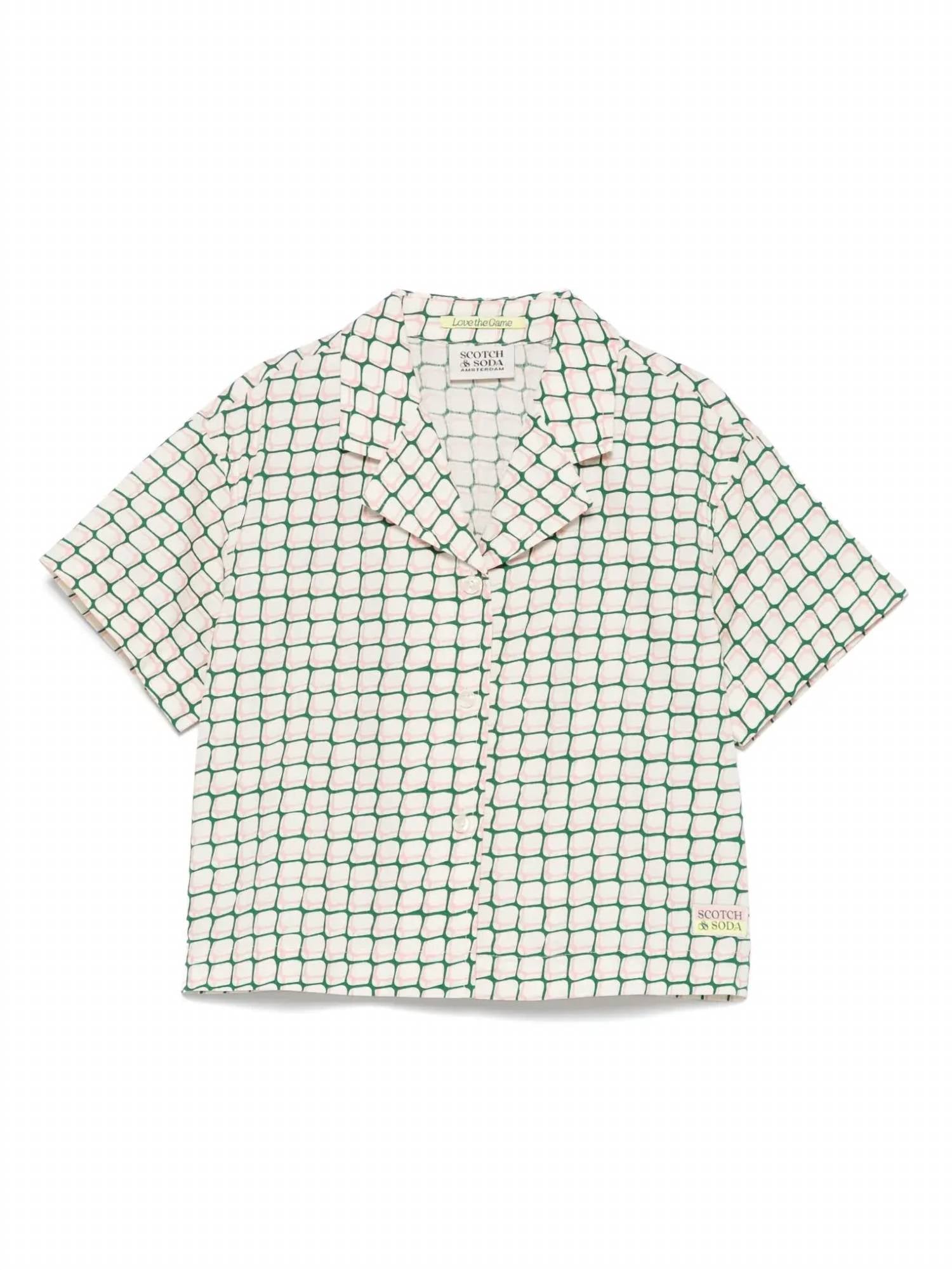 Scotch & Soda - Girls' Short Sleeve Printed Shirt