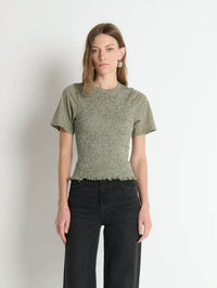 Nation Ltd - Olivia Smocked Tee