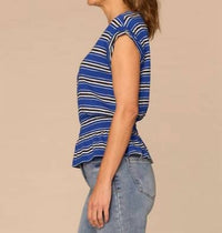 Democracy - Roll Cuff Cap Sleeve Top
