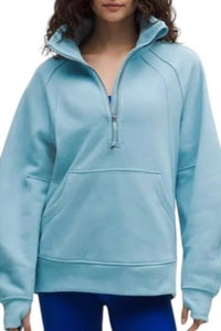 Lululemon - Scuba Oversized Funnel-neck Half Zip Long Sweater