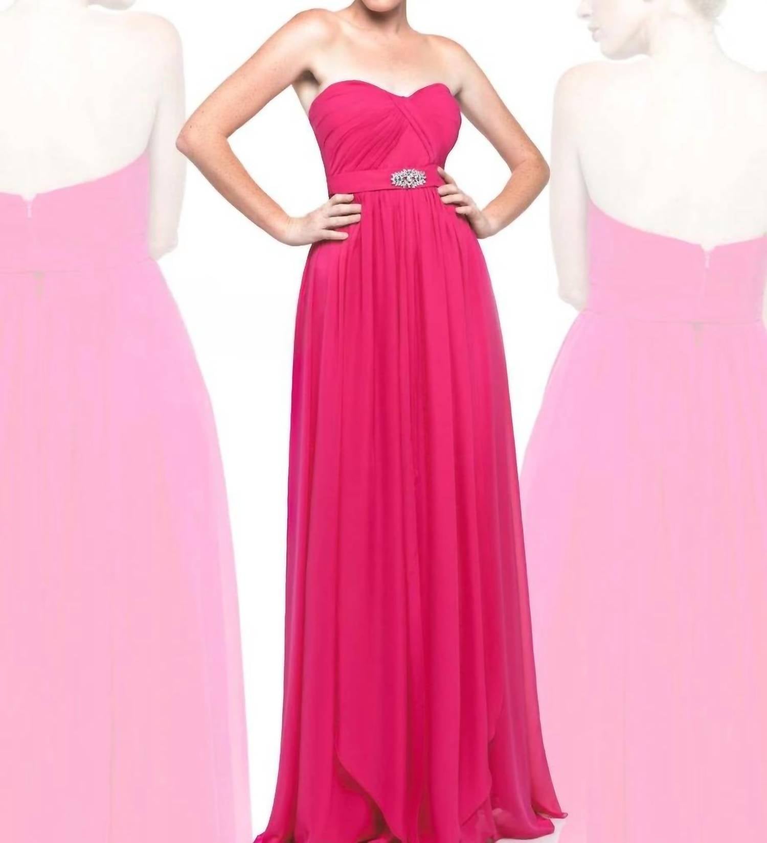 Last Dress - Strapless Chiffon Dress