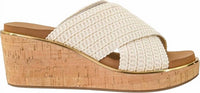 Corkys Footwear - Women's Peace Out Criss Cross Wedge Sandal