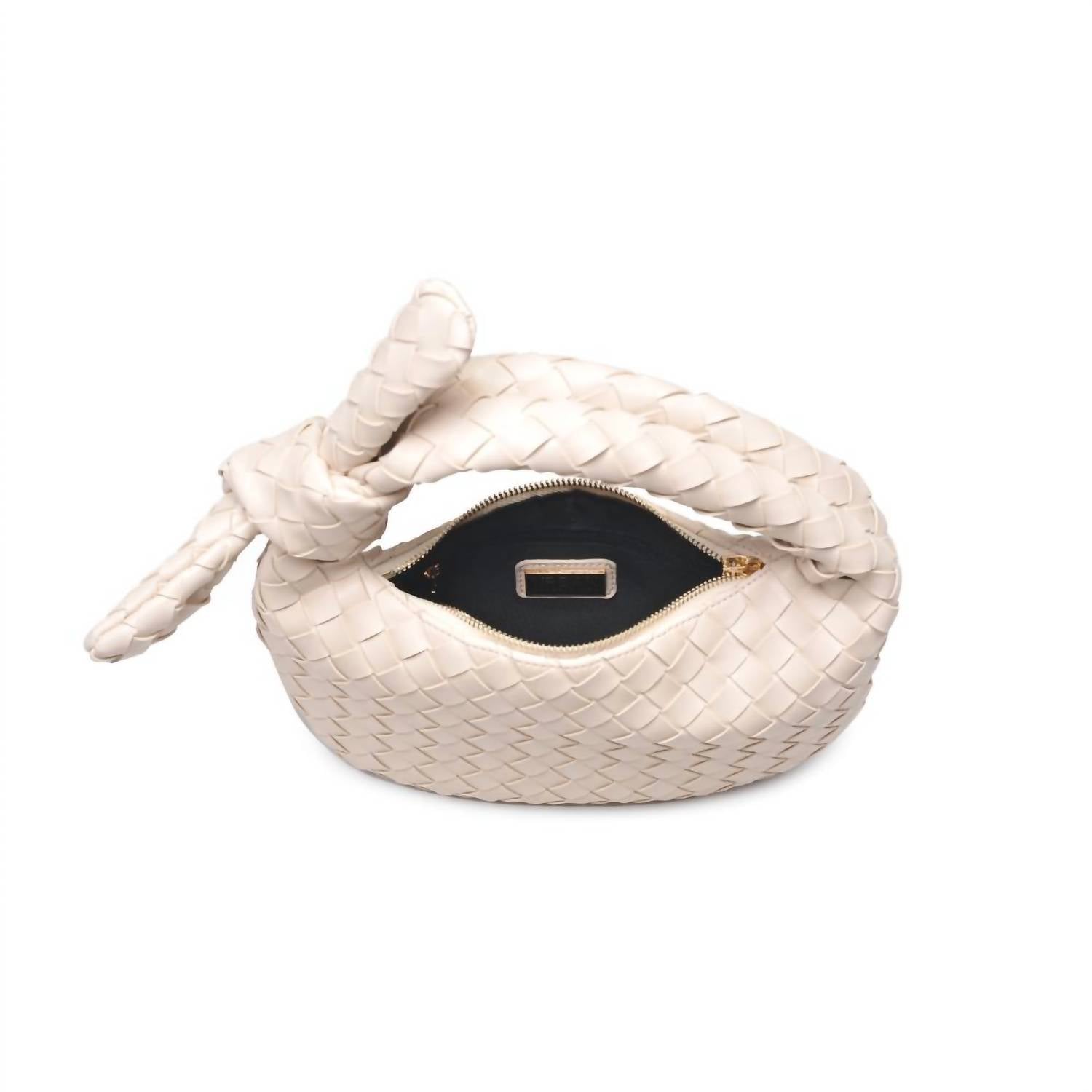 Urban Expressions - Women's Lizbeth Woven Knot Clutch Bag