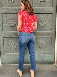 Kancan - Bradenton Mid Rise Slim Straight Jeans
