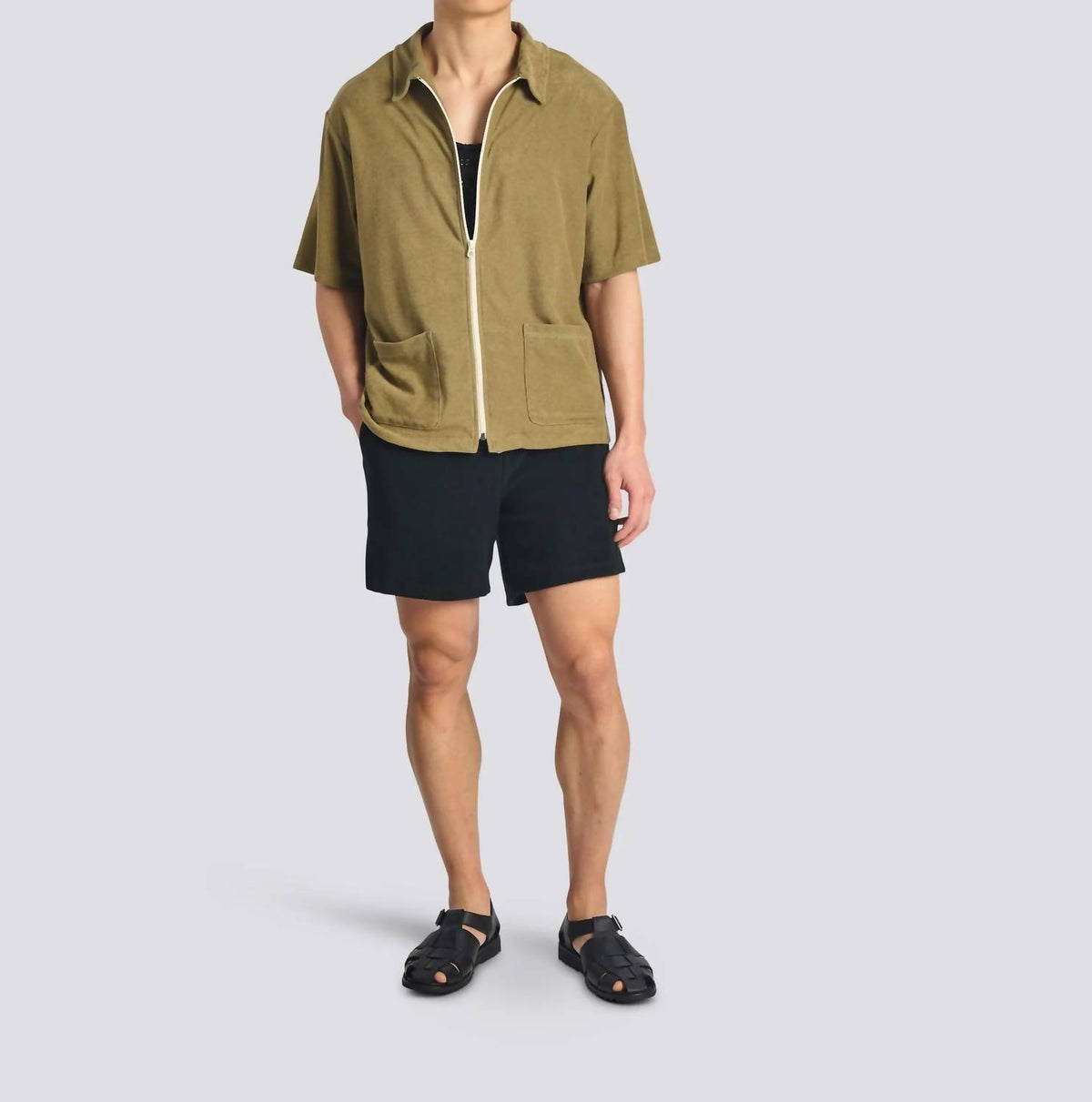 Bather - Army Terry Tour Shirt