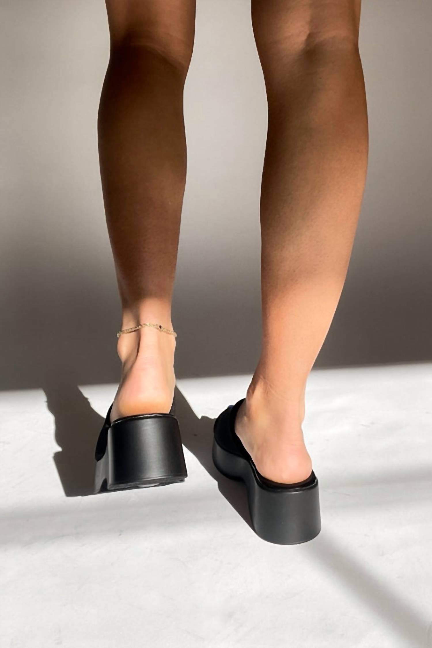 Corkys Footwear Women's Slip On Sandal in black - women's sandal - alternate view