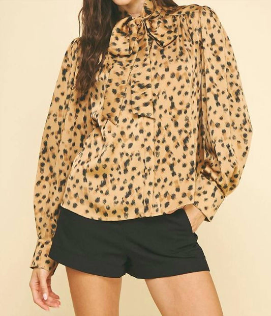 Pinch - Evelyn Tie Neck Blouse