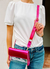 Caroline Hill - Women's Tatum Convertible Clear Sling Belt Crossbody Bag