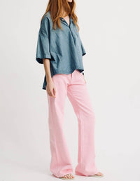 Denimist - Short Sleeve Button Down Shirt