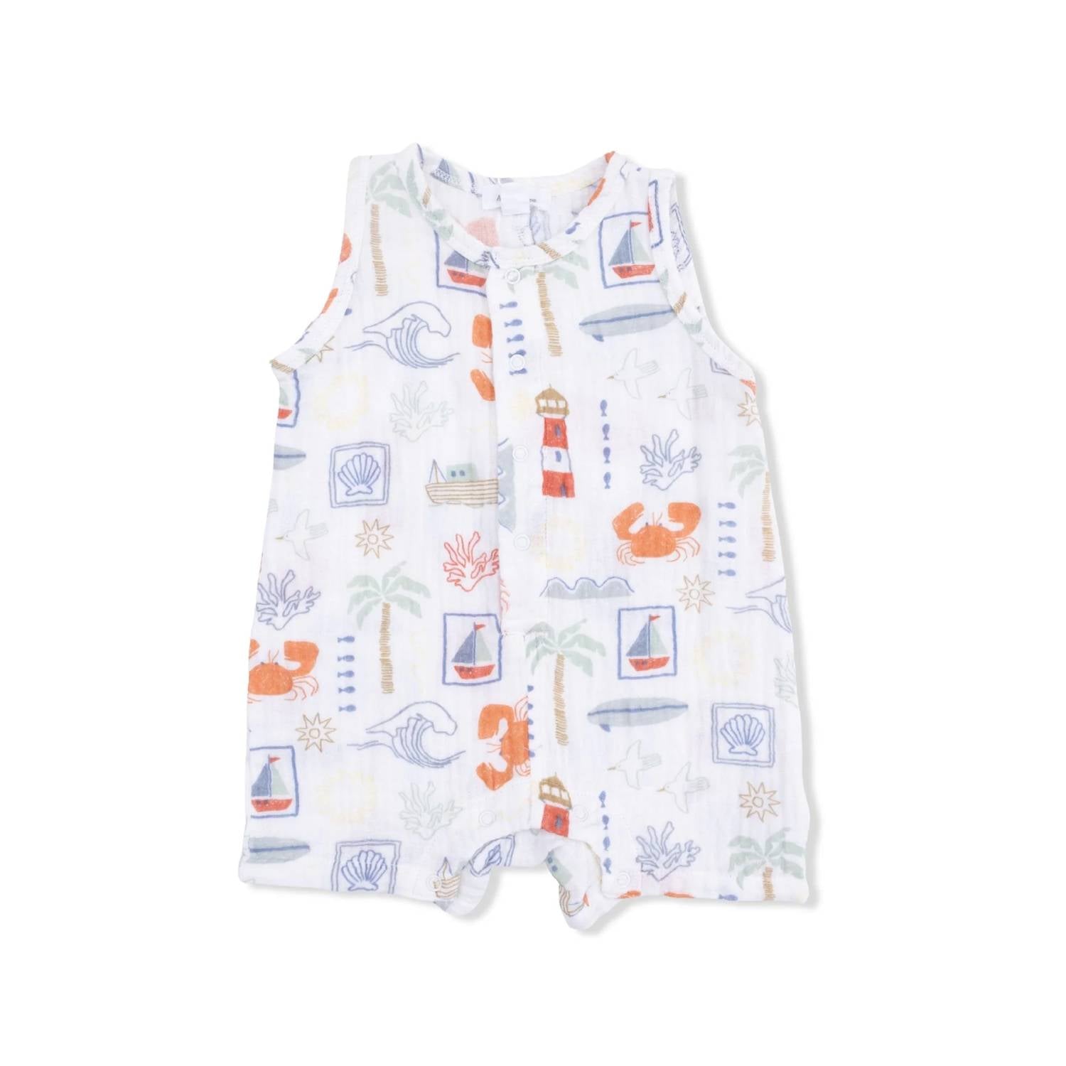 Angel Dear - Kids Club Mediterranean Sleeveless Shortie Romper