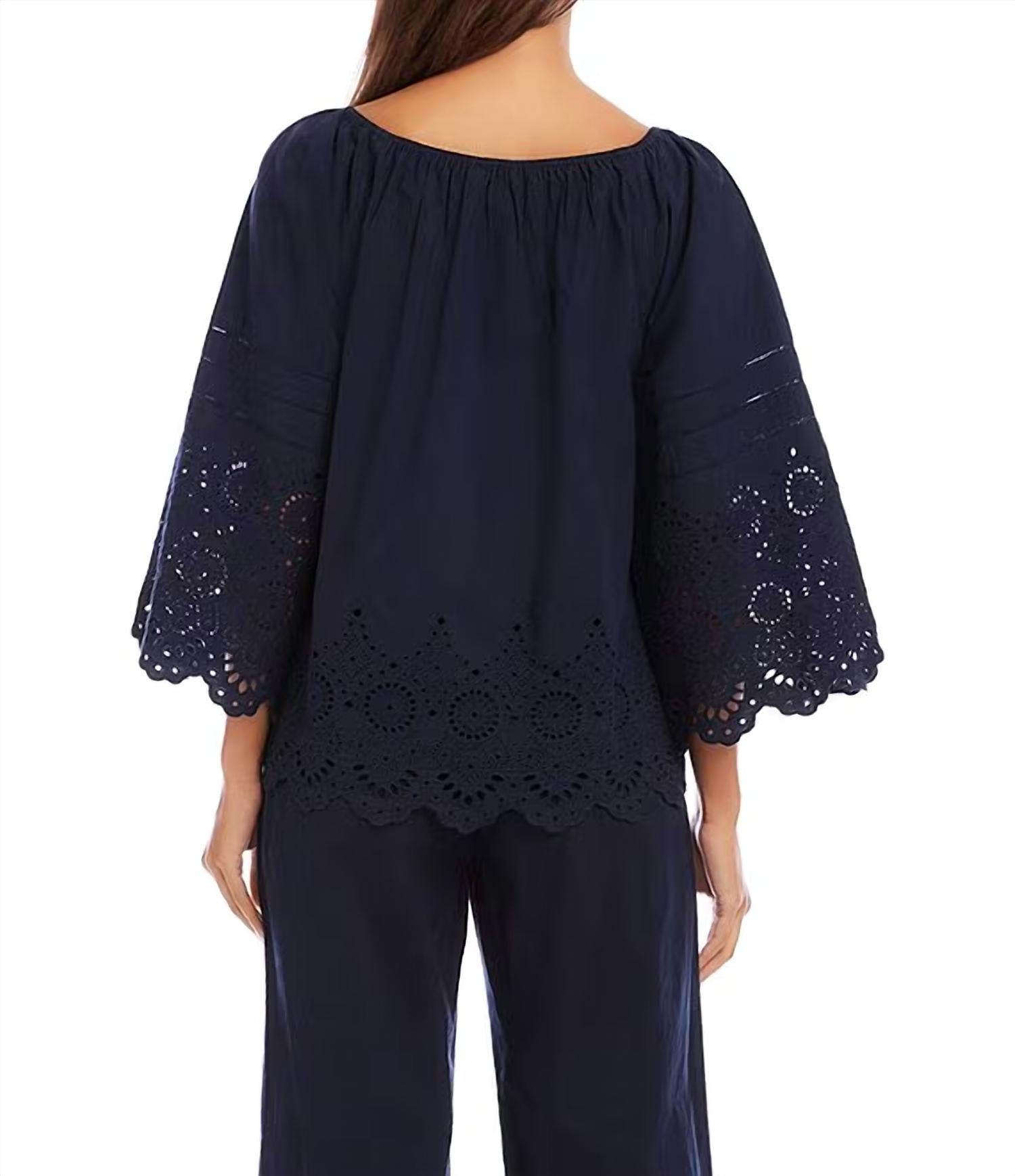 Karen Kane - Embroided Top